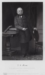 John Quincy Adams (gravür) by Alonzo (after) Chappel