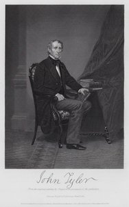 John Tyler (gravür) by Alonzo (after) Chappel