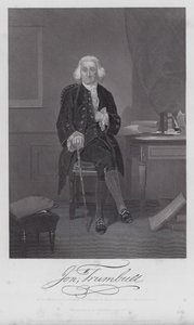 Jonathan Trumbull (gravür) by Alonzo (after) Chappel