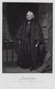 Joseph Story (engraving) by Alonzo (after) Chappel