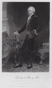 Richard Henry Lee (gravür) by Alonzo (after) Chappel