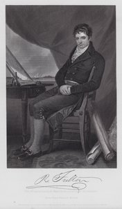 Robert Fulton (gravür) by Alonzo (after) Chappel