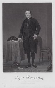 Roger Sherman (gravür) by Alonzo (after) Chappel