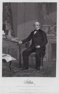 Somon Portland Chase (gravür) by Alonzo (after) Chappel