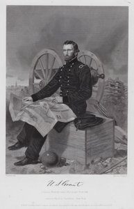Ulysses S Grant (gravür) by Alonzo (after) Chappel