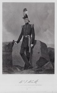 William Jenkins Worth (gravür) by Alonzo (after) Chappel