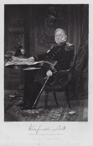Winfield Scott (gravür) by Alonzo (after) Chappel