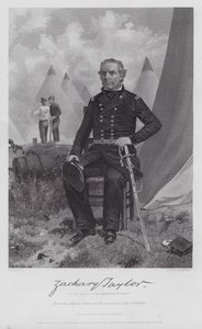 Zachary Taylor (gravür) by Alonzo (after) Chappel