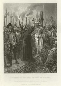 Execution of the Inca  by Alonzo Chappel
