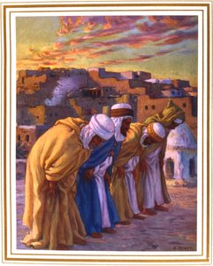 El Rekaa veya Eğim Eğilim Duası, 1918 by Alphonse Etienne Dinet
