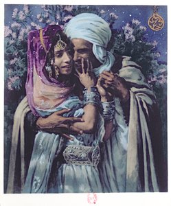 Aşka Köle (renkli taş) by Alphonse Etienne Dinet