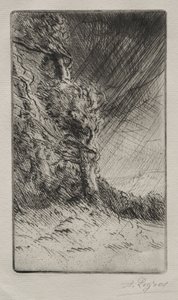 Bir Rüzgar Rüzgarı. by Alphonse Legros