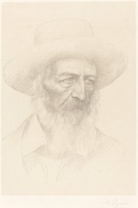 Alfred, Lord Tennyson. by Alphonse Legros