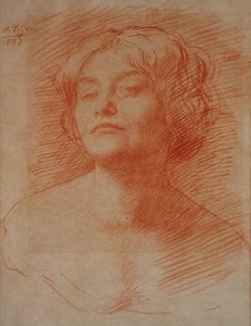 Alice Knewstub by Alphonse Legros