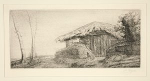 Yamaçta ağıl (Çoban by Alphonse Legros