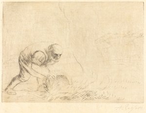 yanan çimen by Alphonse Legros