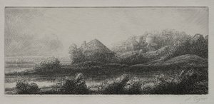 Bataklıkta Kabin by Alphonse Legros