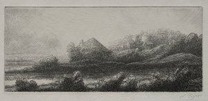 Bataklıkta Kabin. by Alphonse Legros