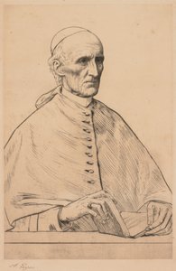 Kardinal Manning by Alphonse Legros
