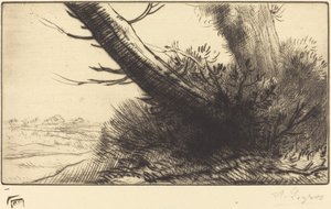 Bir Yolun Köşesi by Alphonse Legros