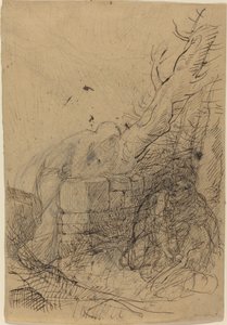 Ölüm ve Oduncu. by Alphonse Legros
