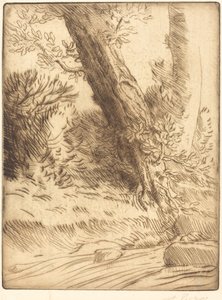 Bir Çayın Kenarı (Bord de ruisseau) by Alphonse Legros