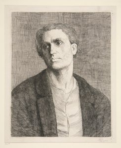 kafa çalışması by Alphonse Legros