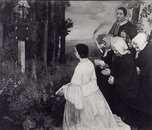 Eski Voto, 1860 by Alphonse Legros