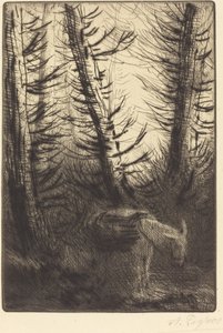 Çiftçi ve Eşeği by Alphonse Legros
