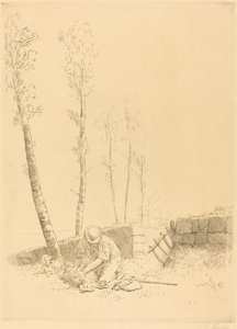 Koyun Bulma Koyun bulur. by Alphonse Legros