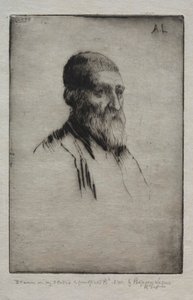 Bir Adamın Başı by Alphonse Legros