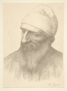 Bir Adamın Başı by Alphonse Legros
