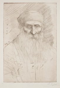 Uzun Sakallı Bir Adamın Başkanı. by Alphonse Legros
