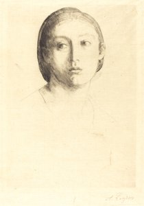 Bir Genç Kızın Başkanı Genç bir kızın başkanı. by Alphonse Legros