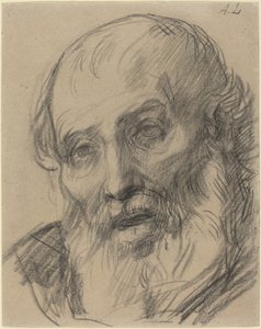 Yaşlı Bir Adamın Başkanı. by Alphonse Legros