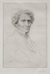 Hector Berlioz. by Alphonse Legros