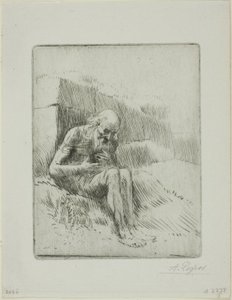 İş, ikinci plaka by Alphonse Legros