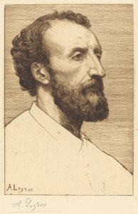 Jules Dalou, 2. plaka. by Alphonse Legros