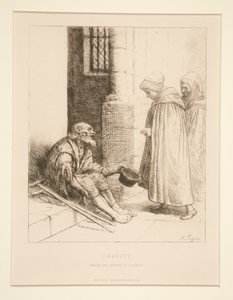 La Charite (Hayırseverlik) by Alphonse Legros