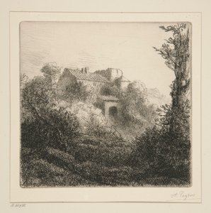 Tepedeki Çiftlik by Alphonse Legros