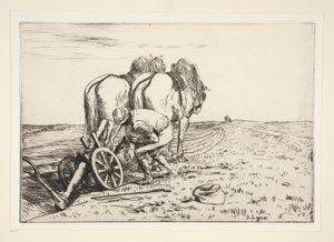 La charrue (Saban) by Alphonse Legros