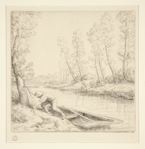 nehirde sabah by Alphonse Legros
