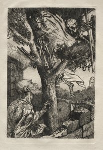 Sütundaki ölüm. by Alphonse Legros