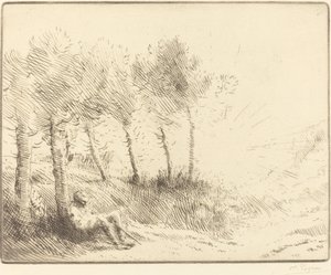 Manzara by Alphonse Legros
