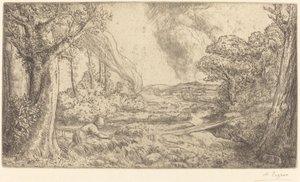 Manzara by Alphonse Legros
