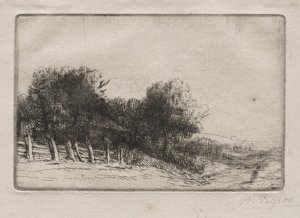 Manzara by Alphonse Legros