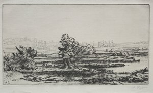 Manzara by Alphonse Legros