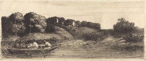 Tekneli Manzara, 1. Plaka by Alphonse Legros