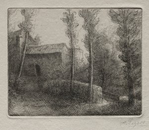 Değirmen Köprüsü by Alphonse Legros