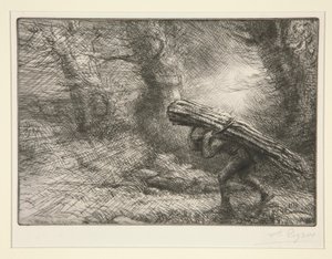 Kulübe Dönüş by Alphonse Legros